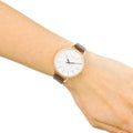  Shop Authentic Calvin Klein Even White Dial Brown Leather Strap Watch for Women - K7B236G6 - Luxxuri
