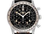  Shop Authentic Breitling Navitimer Ref. 806 1959 Re-Edition Black Dial Brown Leather Strap Watch for Men - AB0910371B1X1 - Luxxuri