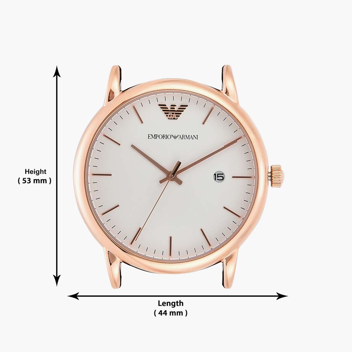  Shop Authentic Emporio Armani Luigi White Dial Brown Leather Strap Watch For Men - AR2502 - Luxxuri