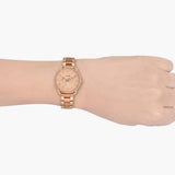  Shop Authentic Fossil Tailor Rose Gold Dial Rose Gold Steel Strap Watch for Women - ES4264 - Luxxuri