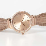  Shop Authentic Guess Chiffon Rose Gold Dial Mesh Bracelet Watch For Women - W1083L3 - Luxxuri