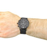  Shop Authentic Emporio Armani Renato Chronograph Black Dial Black Mesh Bracelet Watch For Men - AR2498 - Luxxuri