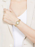  Shop Authentic Michael Kors Sage Analog White Dial Gold Steel Strap Watch for Women - MK4822 - Luxxuri