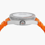  Shop Authentic Michael Kors Maritime Three-Hand Analog Black Dial Orange Silicone Strap Watch for Men - MK9157 - Luxxuri