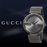  Shop Authentic Gucci G Interlocking Quartz Grey Dial Grey Steel Strap Watch For Men - YA133210 - Luxxuri