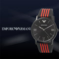  Shop Authentic Emporio Armani Kappa Black Dial Two Tone NATO Strap Watch For Men - AR11015 - Luxxuri