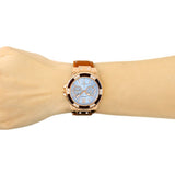  Shop Authentic Guess Limelight Quartz White Dial Brown Leather Strap Watch For Women - W0775L7 - Luxxuri