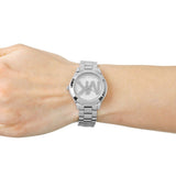  Shop Authentic Michael Kors Mini Slim Runway Silver Dial Silver Steel Strap Watch for Women - MK3548 - Luxxuri