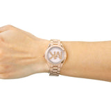  Shop Authentic Michael Kors Slim Runway Rose Gold Dial Rose Gold Steel Strap Watch for Women - MK3549 - Luxxuri