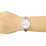  Shop Authentic Calvin Klein Graphic Silver Dial Silver Steel Strap Watch for Women - K7E23B46 - Luxxuri