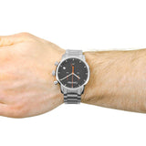  Shop Authentic Calvin Klein City Chronograph Black Dial Silver Steel Strap Watch for Men - K2G27141 - Luxxuri