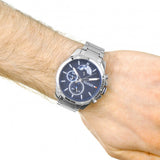  Shop Authentic Tommy Hilfiger Decker Quartz Blue Dial Silver Steel Strap Watch for Men - 1791348 - Luxxuri