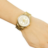  Shop Authentic Michael Kors Briar Analog Gold Dial Gold Steel Strap Watch For Women - MK6464 - Luxxuri