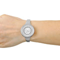 Shop Authentic Swarovski Crystalline Pure Silver Dial Silver Steel Strap Watch for Women - 5269256 - Luxxuri
