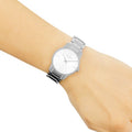  Shop Authentic Calvin Klein City White Dial Silver Steel Strap Watch for Women - K2G23146 - Luxxuri