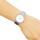  Shop Authentic Calvin Klein City White Dial Silver Steel Strap Watch for Women - K2G23146 - Luxxuri