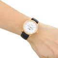 Movado Heritage Celestograf White Mother of Pearl Dial Blue Leather Strap Watch For Women - 3650011