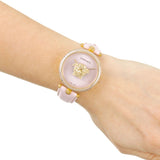  Shop Authentic Versace Palazzo Empire Pink Dial Pink Leather Strap Watch for Women - VCO030017 - Luxxuri