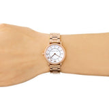  Shop Authentic Marc Jacobs Roxy White Dial Rose Gold Steel Strap Watch for Women - MJ3527 - Luxxuri