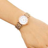  Shop Authentic Marc Jacobs Roxy White Dial Rose Gold Steel Strap Watch for Women - MJ3527 - Luxxuri