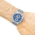  Shop Authentic Maurice Lacroix Aikon Chronograph Blue Dial Silver Steel Strap Watch for Men - AI1018-SS002-430-1 - Luxxuri