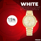  Shop Authentic Tommy Hilfiger Joy Analog Gold Dial Gold Steel Strap Watch For Women - 1782536 - Luxxuri