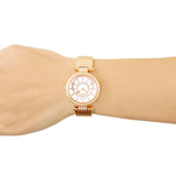  Shop Authentic Guess Muse Quartz Silver Dial Rose Gold Steel Strap Watch For Women - W1008L3 - Luxxuri