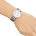  Shop Authentic Guess Muse Quartz White Dial Silver Steel Strap Watch For Women - W1008l1 - Luxxuri