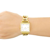 Shop Authentic Guess Vanity Diamonds Silver Dial Gold Steel Strap Watch for Women - W1030L2 - Luxxuri