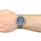  Shop Authentic Emporio Armani Luigi Quartz Grey Dial Silver Mesh Bracelet Watch For Men - AR11069 - Luxxuri