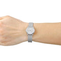  Shop Authentic Calvin Klein Minimal White Dial Silver Mesh Bracelet Watch for Women - K3M231Y6 - Luxxuri