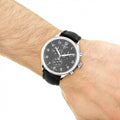  Shop Authentic Tissot Chrono XL Classic Black Dial Black Leather Strap Watch For Men - T116.617.16.057.00 - Luxxuri