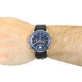  Shop Authentic Emporio Armani Aviator Blue Dial Blue Leather Strap Watch For Men - AR11105 - Luxxuri
