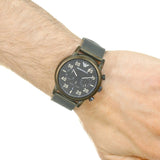  Shop Authentic Emporio Armani Luigi Quartz Chronograph Black Dial Green Mesh Bracelet Watch For Men - AR11115 - Luxxuri