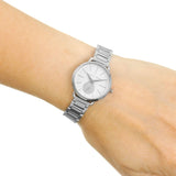  Shop Authentic Michael Kors Portia Quartz Silver Dial Silver Steel Strap Watch For Women - MK3837 - Luxxuri