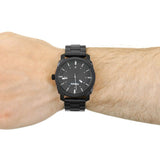  Shop Authentic Fossil Machine Black Dial Black Steel Strap Watch for Men - FS4775 - Luxxuri