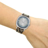  Shop Authentic Gucci Grip Vintage Silver Stainless Steel Quartz Unisex Watch 35mm - YA152401 - Luxxuri