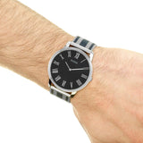  Shop Authentic Guess Richmond Blue Dial Two Tone Mesh Bracelet Watch for Men - W1179G1 - Luxxuri