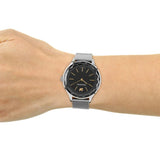  Shop Authentic Swarovski Octea Nova Black Dial Silver Mesh Bracelet Watch for Women - 5430420 - Luxxuri