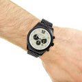  Shop Authentic Michael Kors Lexington Chronograph Crystals Silver Dial Black Steel Strap Watch for Men - MK8605 - Luxxuri