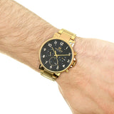  Shop Authentic Tommy Hilfiger Daniel Chronograph Blue Dial Gold Steel Strap Watch for Men - 1710384 - Luxxuri