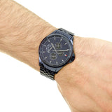 Shop Authentic Tommy Hilfiger Shawn Quartz Blue Dial Blue Steel Strap Watch for Men - 1791618 - Luxxuri