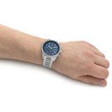  Shop Authentic Hugo Boss Pilot Blue Dial Silver Steel Strap Watch for Men - 1513850 - Luxxuri