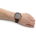  Shop Authentic Hugo Boss Grandmaster Grey Dial Brown Leather Strap Watch for Men - 1513882 - Luxxuri