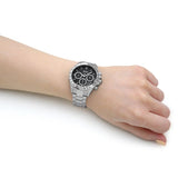  Shop Authentic Hugo Boss Novia Black Dial Silver Steel Strap Watch for Women - 1502614 - Luxxuri