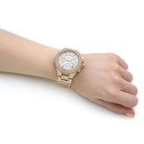  Shop Authentic Michael Kors Camille Chronograph White Dial Gold Steel Strap Watch For Women - MK6994 - Luxxuri