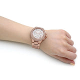  Shop Authentic Michael Kors Camille Chronograph White Dial Rose Gold Steel Strap Watch For Women - MK6995 - Luxxuri