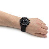  Shop Authentic Emporio Armani Mario Chronograph Quartz Black Dial Black Nylon Strap Watch For Men - AR11453 - Luxxuri