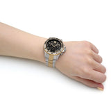  Shop Authentic Michael Kors Everest Chronograph Black Dial Two Tone Steel Strap Watch For Women - MK7209 - Luxxuri