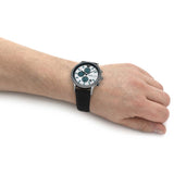  Shop Authentic Emporio Armani Renato Chronograph Silver Dial Black Leather Strap Watch for Men - AR11473 - Luxxuri